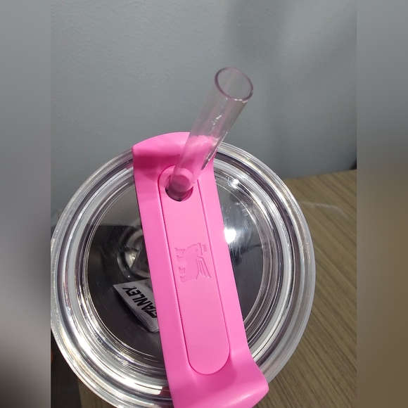 Stanley Bright Pink Party Tumbler with Straw - Picture 4 of 4